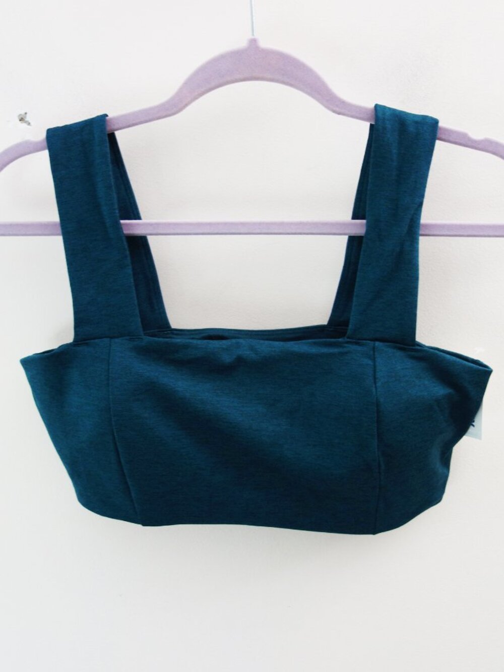 Old Navy Light Support CloudComfy Bandeau Sports Bra in Jet Stream (M) NWT! - Picture 4 of 8